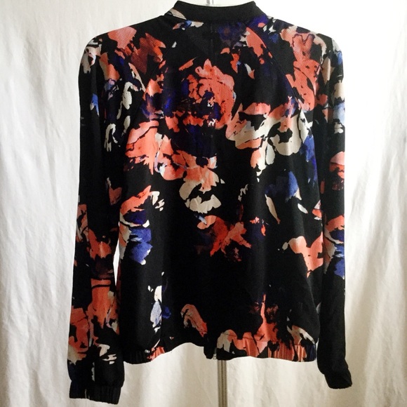Apt. 9 Floral Bomber Jacket - Picture 2 of 3